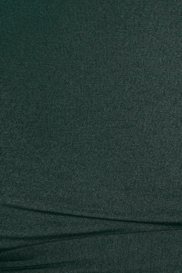 Smooth Long Sleeve Wrap Top, Green Envy, large