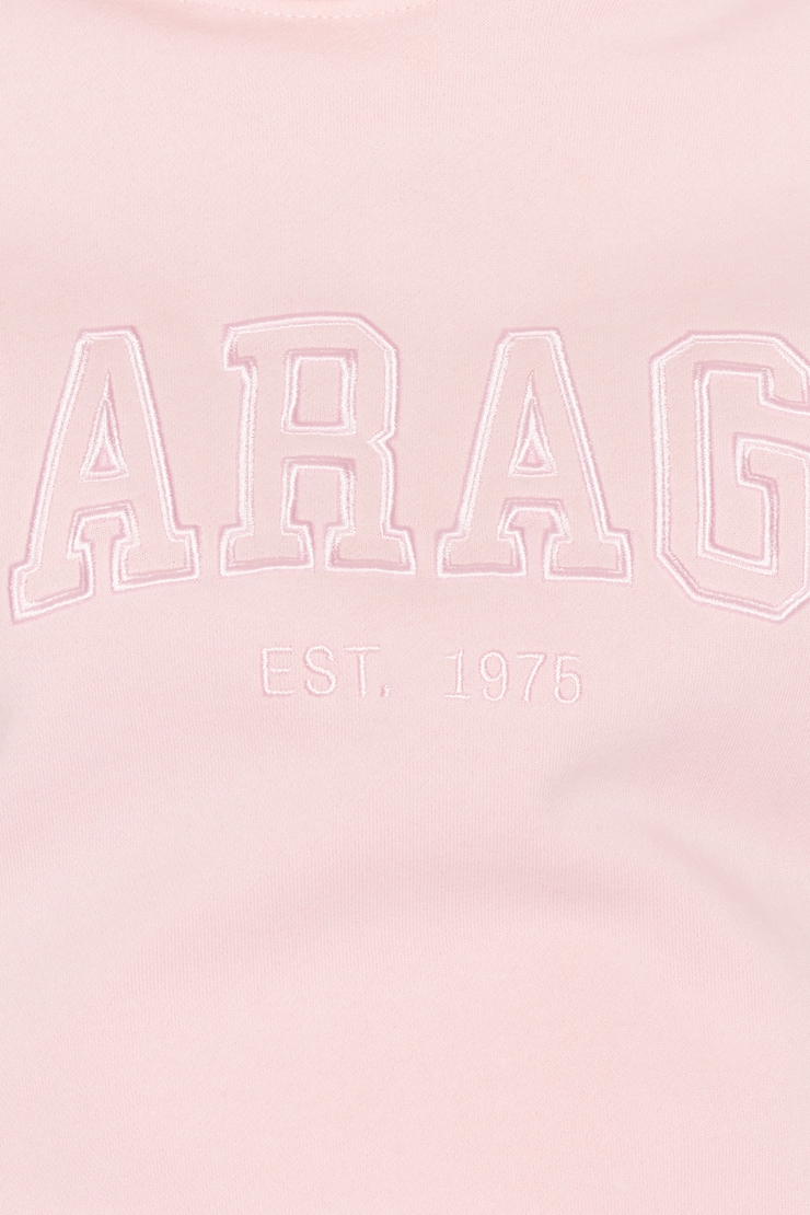 UltraFleece Hoodie, Pink Wink with GARAGE Logo, large