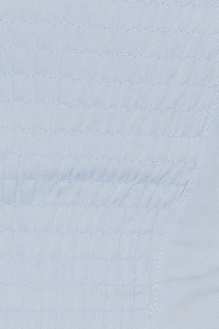 Halter Cami Bustier Top, Blue Flirt, large