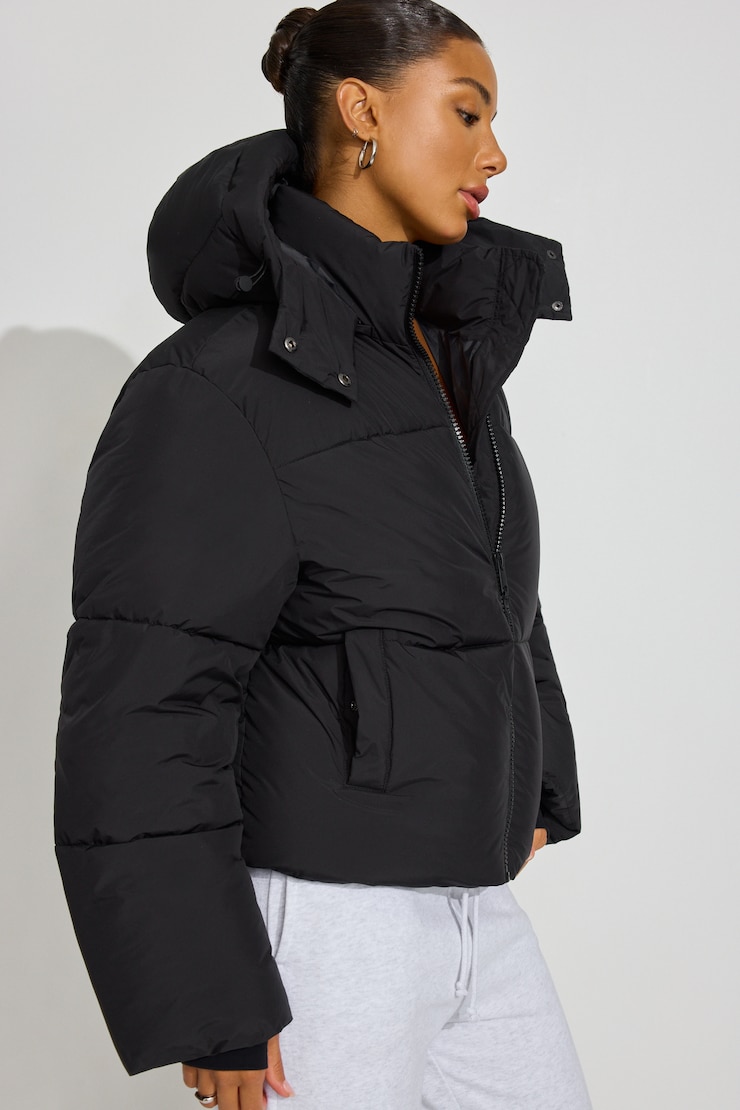 Chill Puffer Jacket, Jet Black, large