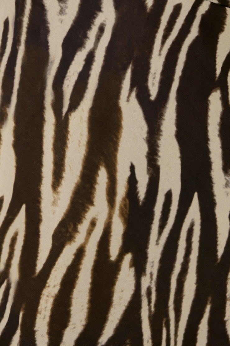 Vea Georgette Halter Top Zebra Brown large