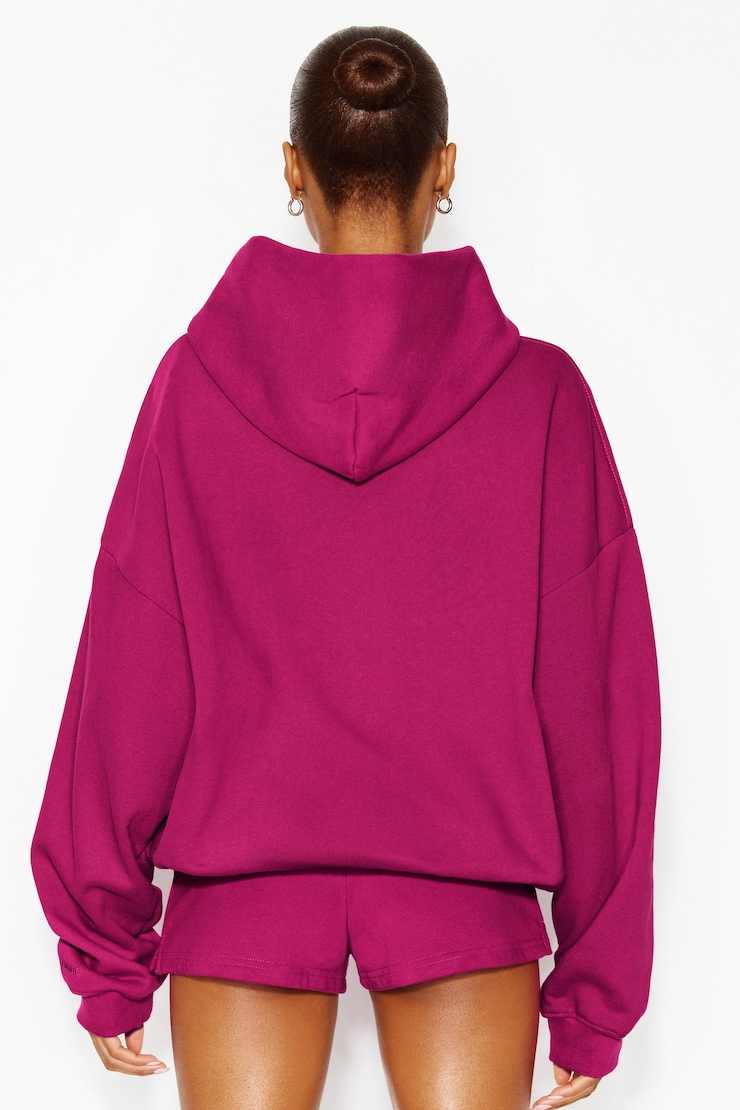 UltraFleece Hoodie, Raspberry Cheeks Pink, large