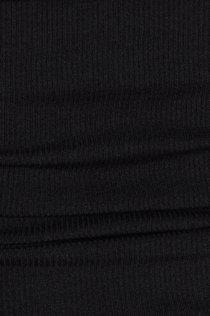 SnatchRib Scoop Tank Top, Jet Black, large