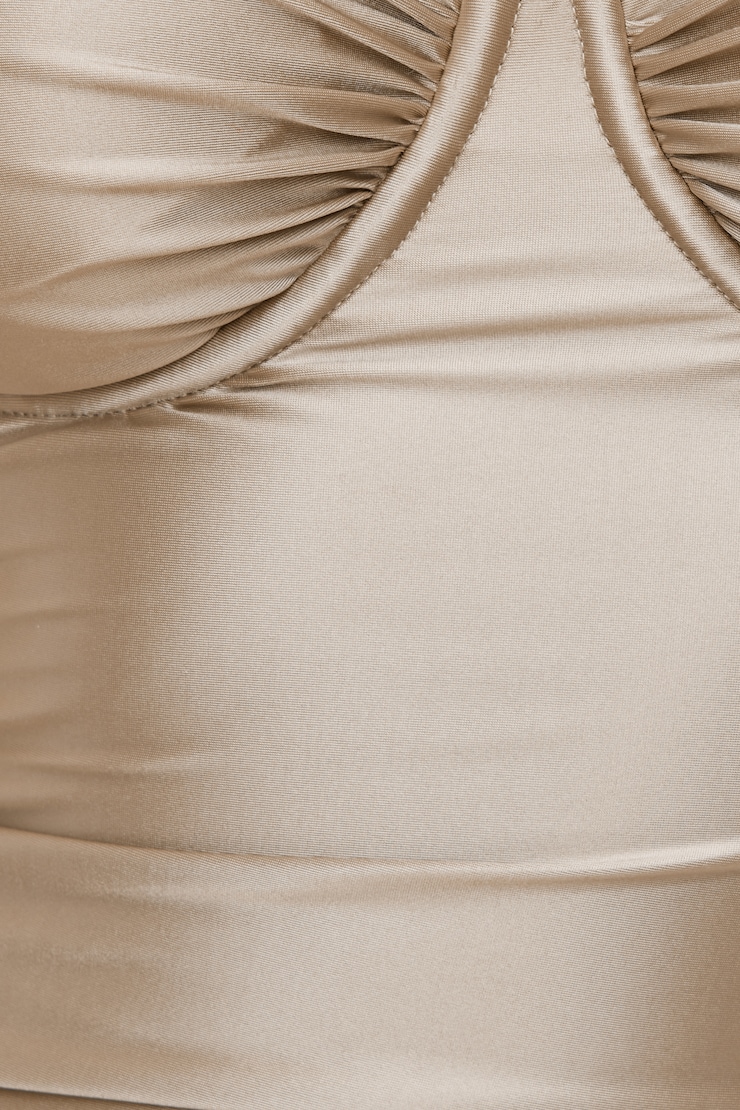 Monet Stretch Satin Top