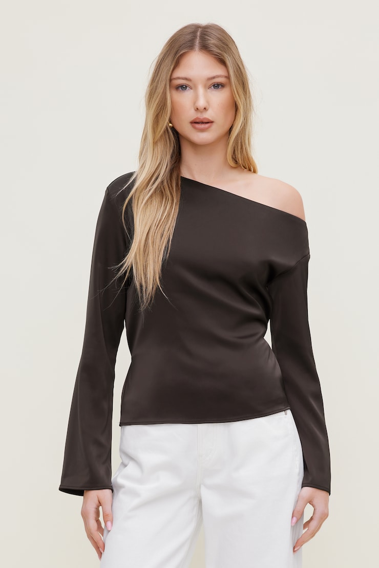 Alexa Satin Blouse