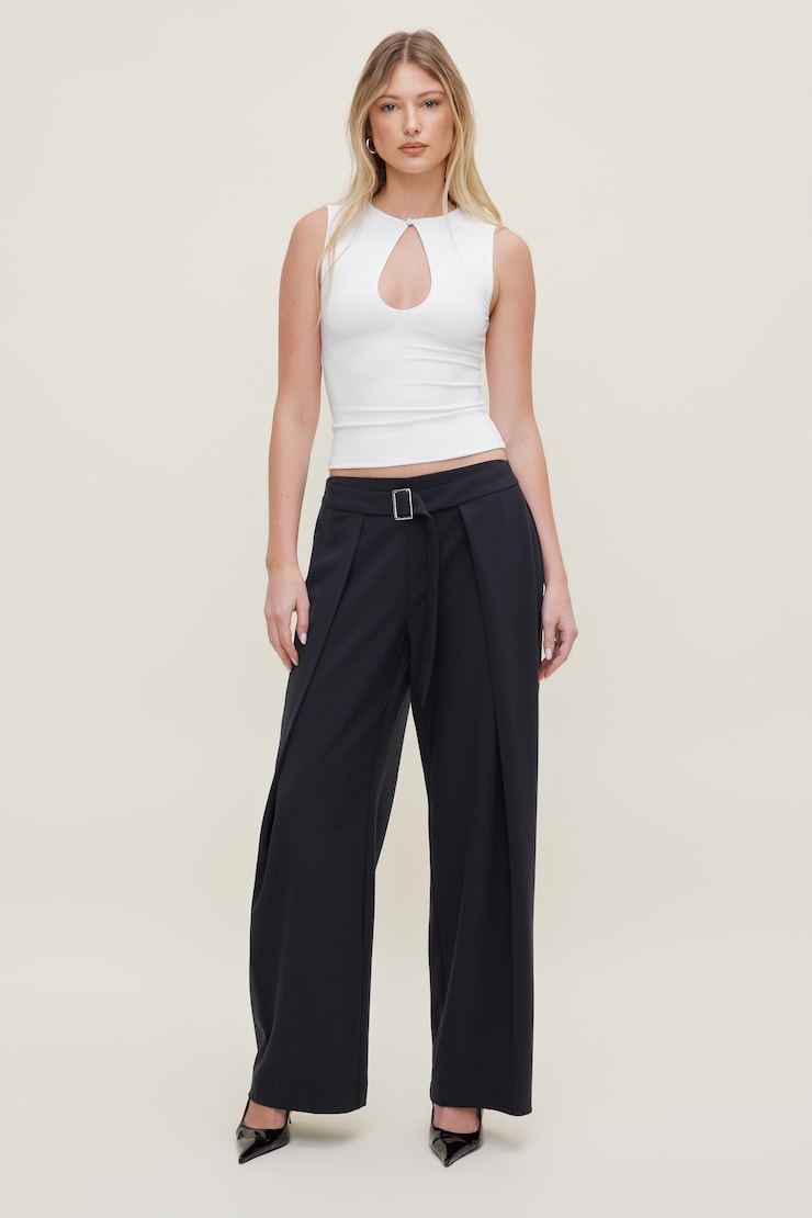 Pantalon à plis Tate