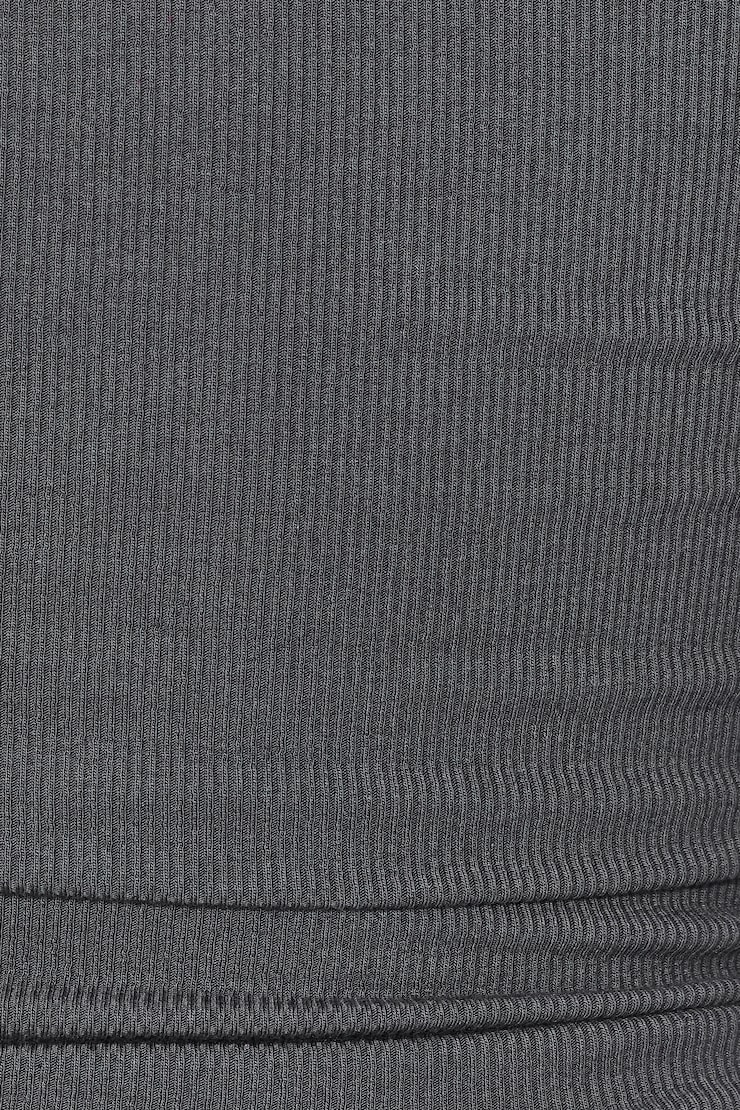 SnatchRib Scoop Tank Top, Burnt Ash Grey, large