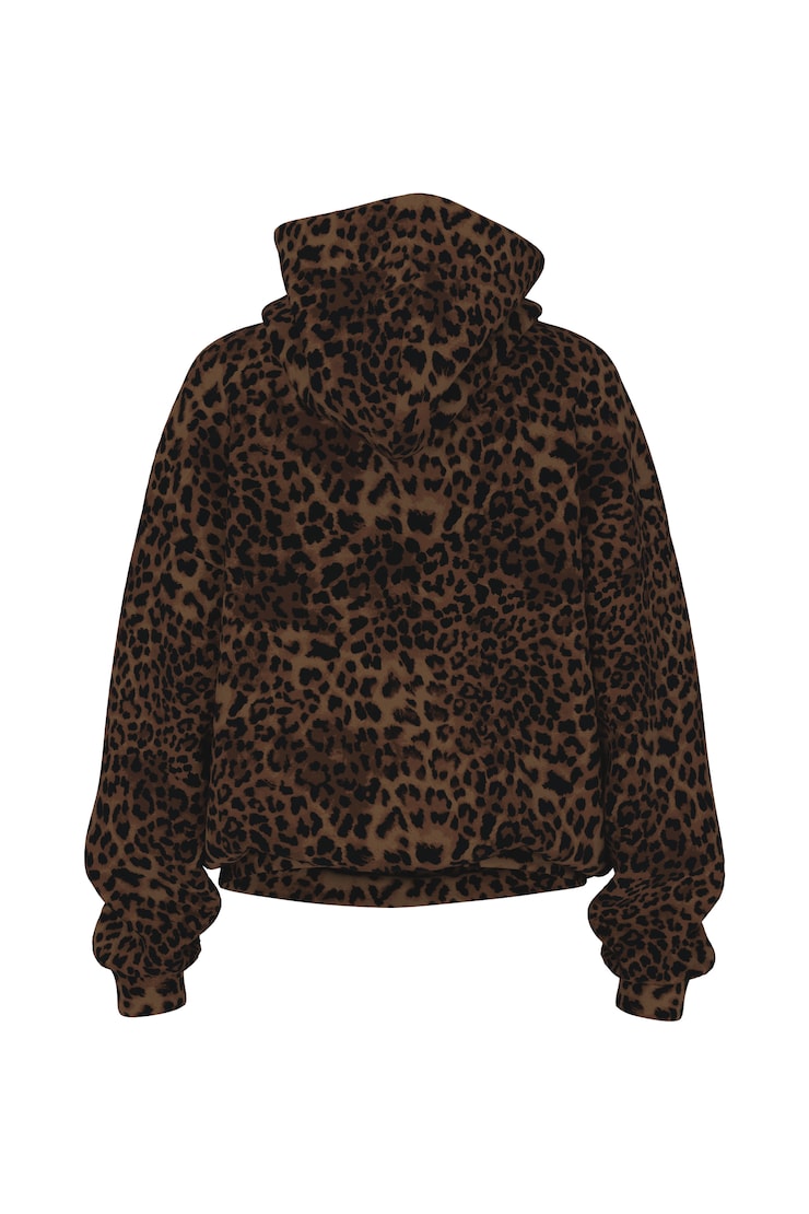 UltraFleece Hoodie, Untamed Leopard, large