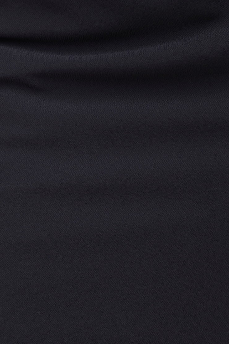 Esther Georgette Midi Skirt Deep Well Navy large