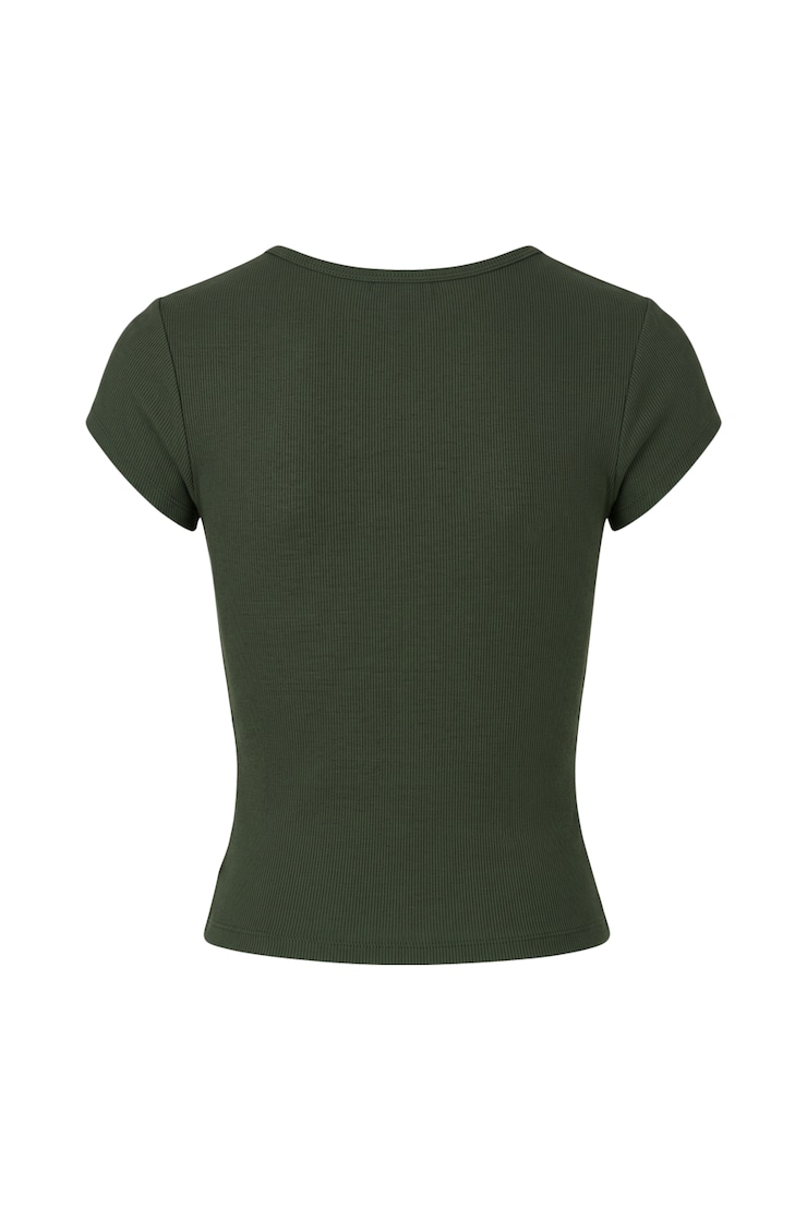 SnatchRib Notch T-Shirt, Olive Obsession, large