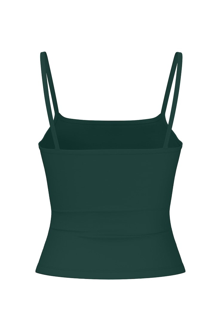 Sleek Scoop Cami Top, Green Envy, large