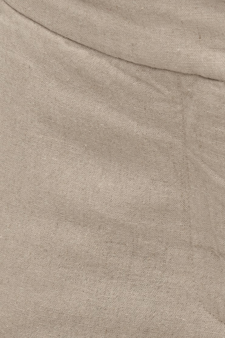 Yasmin Linen Straight Leg Pants Natural Linen Beige large