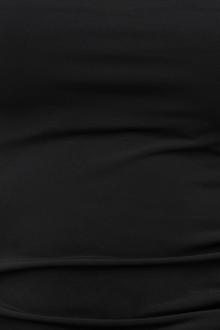 Nola Sculpt Long Sleeve Top Jet Black large