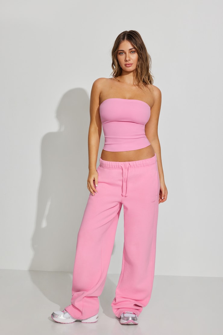 UltraFleece Straight Leg Sweatpants, Pop It Pink, large