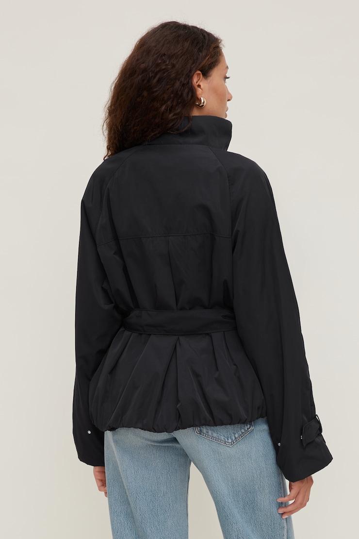 Hazel Bubble Anorak Jet Black large