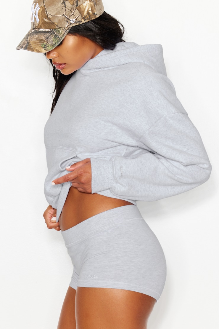 UltraFleece Relaxed Hoodie, Spring Grey Mix, large