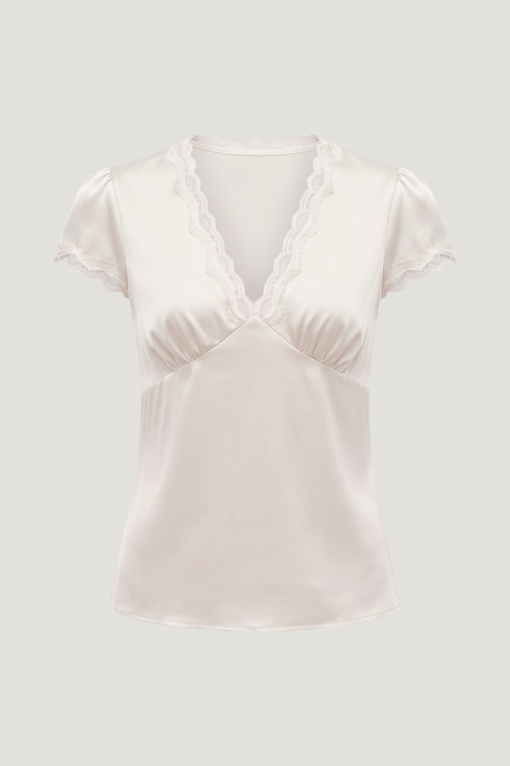 Anya Satin Blouse