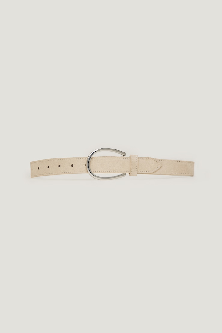 Pull Through Faux Leather Belt
