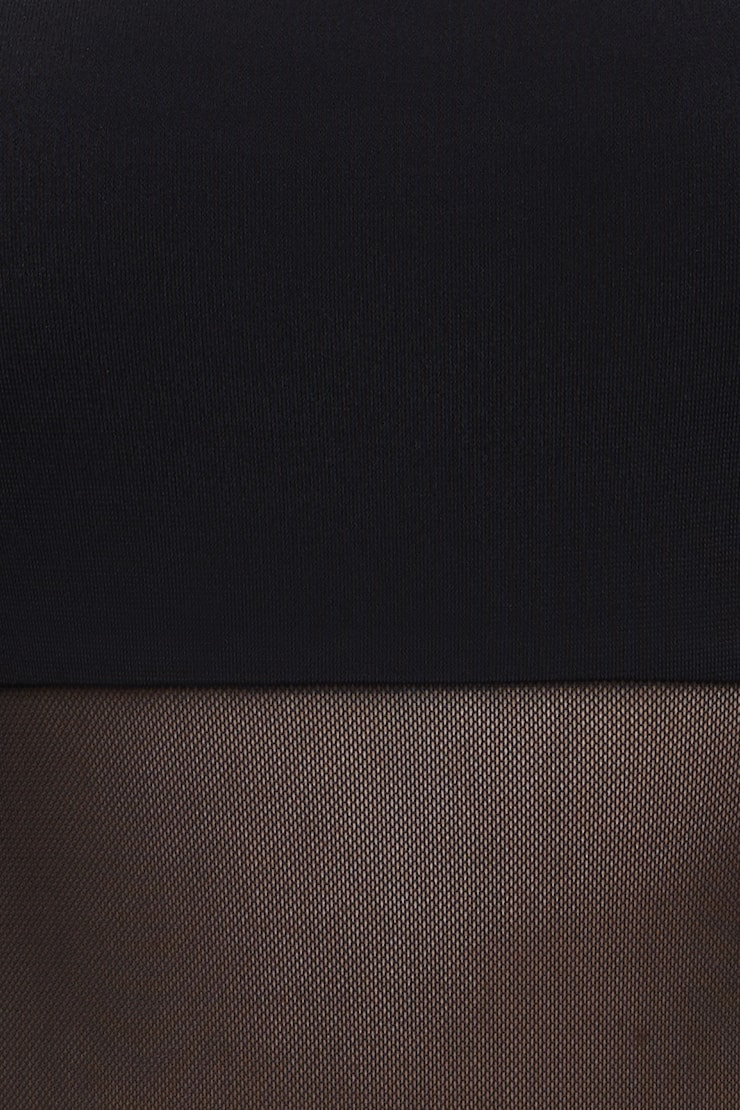 Bandeau Sheer Mesh Bodysuit