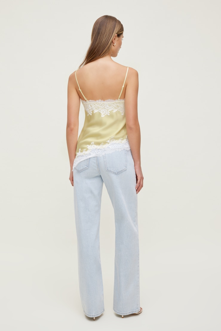 Heidi High Rise Wide Leg Jeans Light Indigo / Glace large
