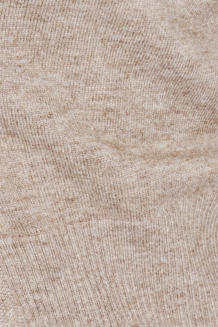 Clean Cinch Waist Cardigan, Warm Taupe Melange, large