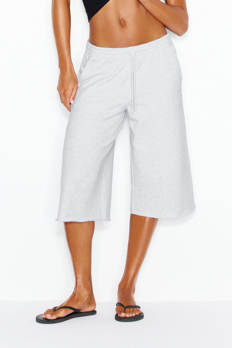 UltraFleece Jorts, SPRING GREY MIX, large