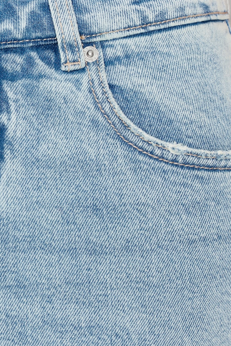 Denim Micro Skort