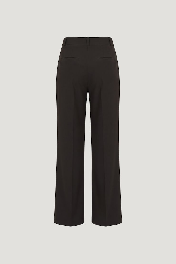 Camelia Crepe Straight Leg Pants