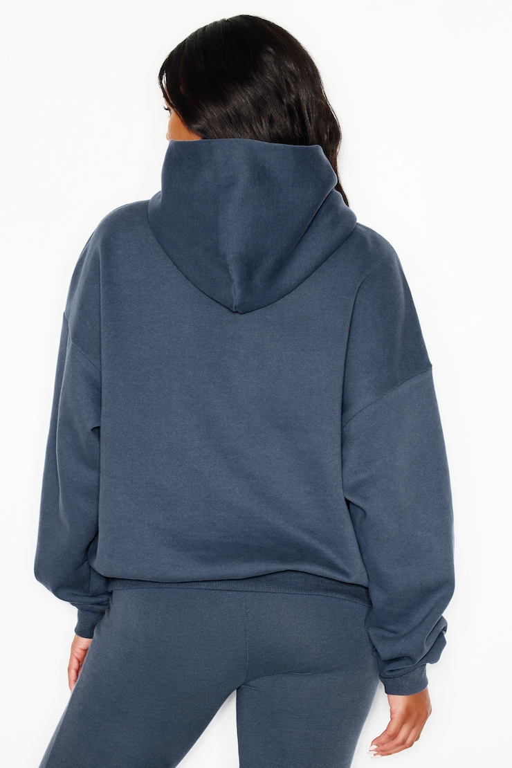 UltraFleece Hoodie, Heated Indigo, large