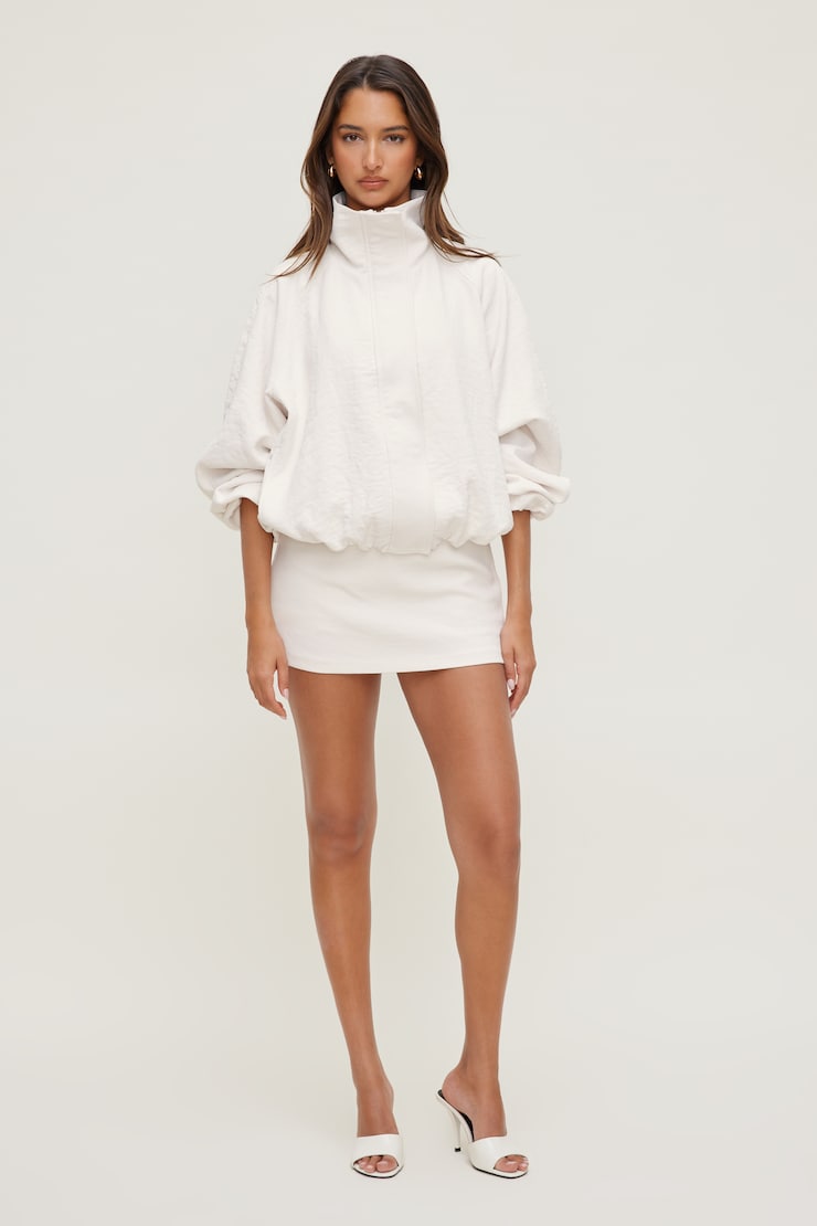 High Neck Airflow Anorak Calming Off White large