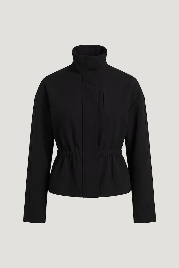 Maeve Cinched Jacket JET BLACK large