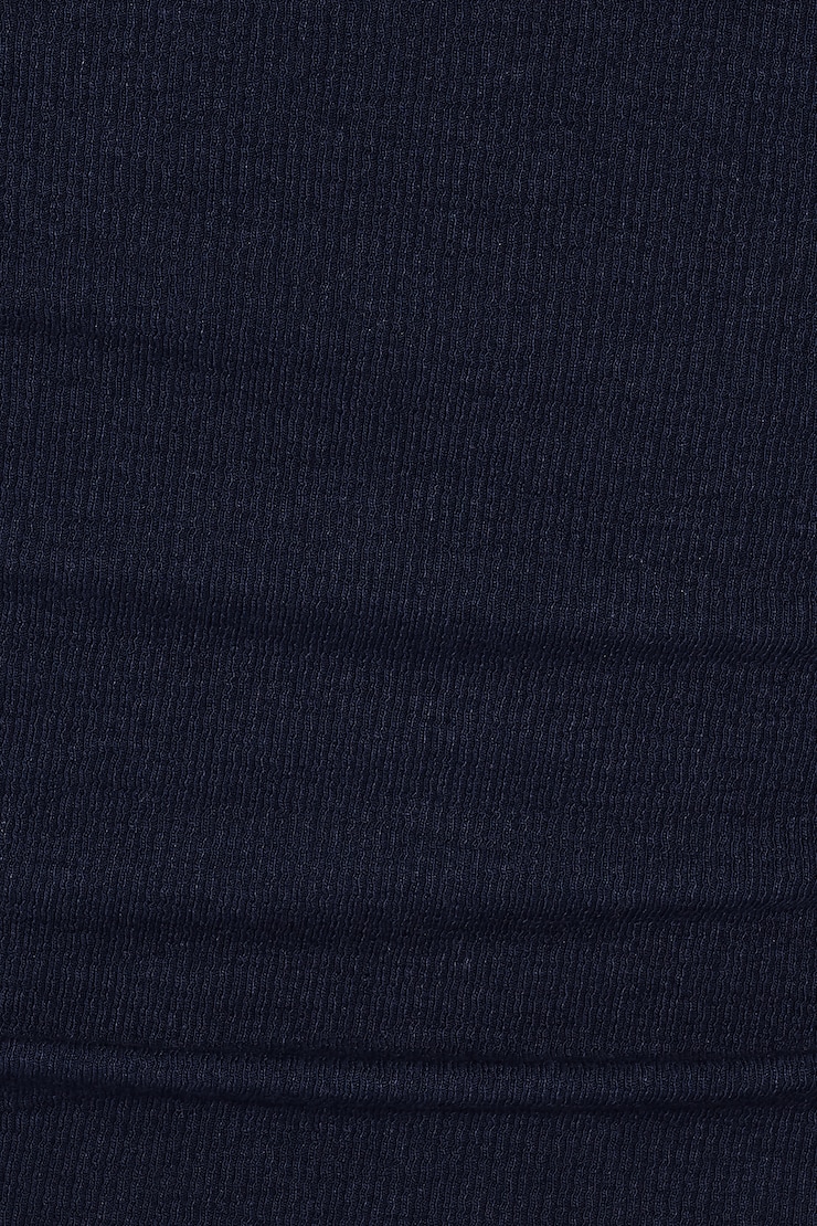 SnatchRib 3/4 Sleeve Top, Naughty Navy Blue, large