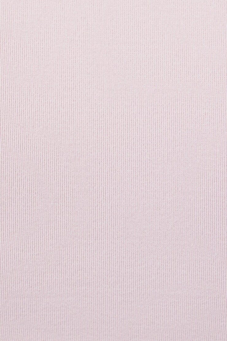 Scoop Neck Seamless Long Sleeve Top, Chalk Pink, large