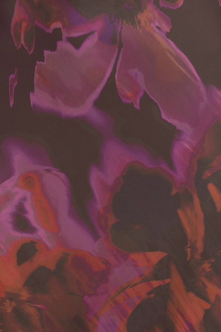 Robe maxi en satin Liora