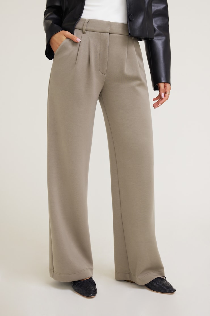 Alex Anywear Wide Leg Pants Desert Taupe large