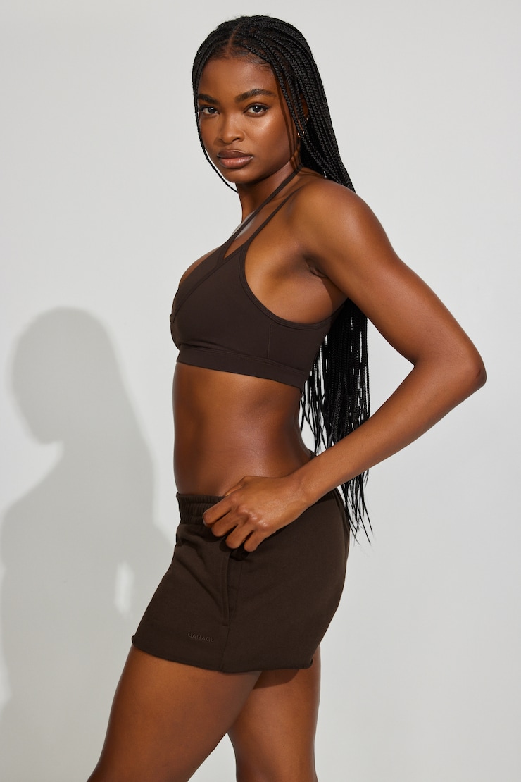 SoftTerry Low Rise Shorts, Armadillo Brown, large