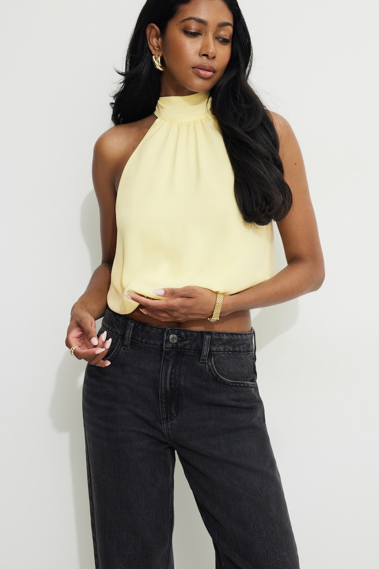 Bubble Halter Blouse