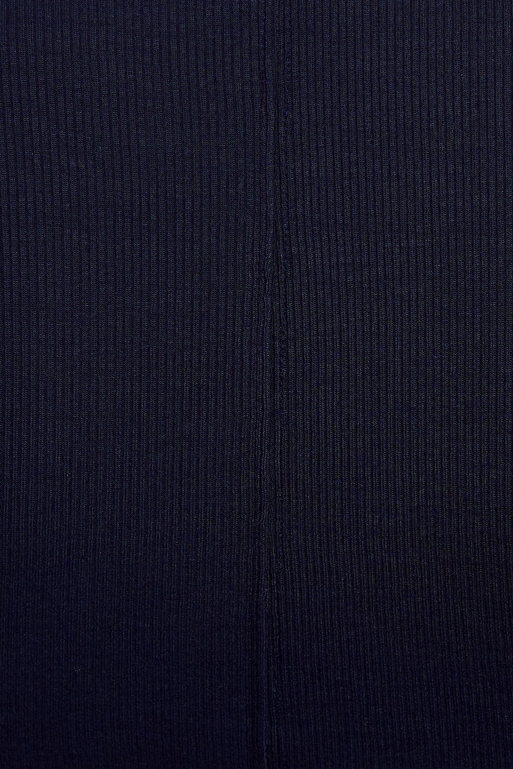 Serene Deep V-Neck Long Sleeve Top, Mariana Blue, large