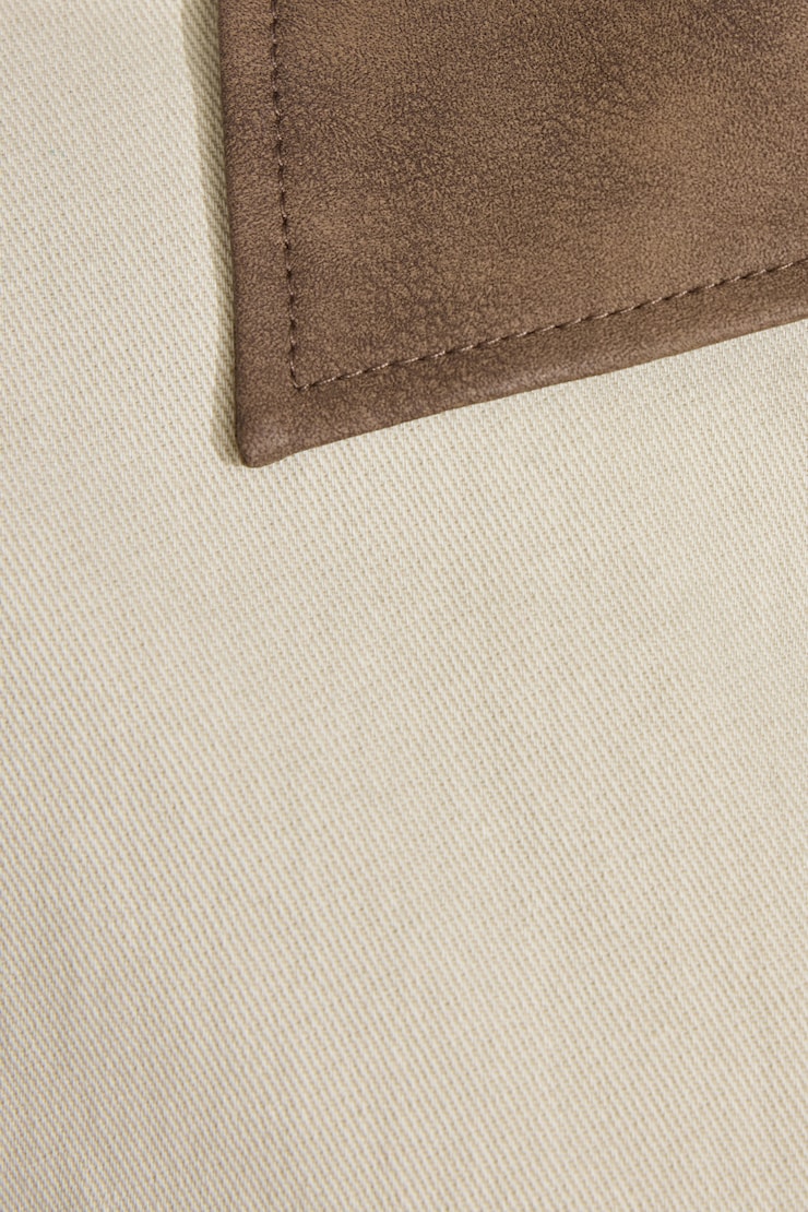 Twill Worker Jacket, Rainy Day Beige, large