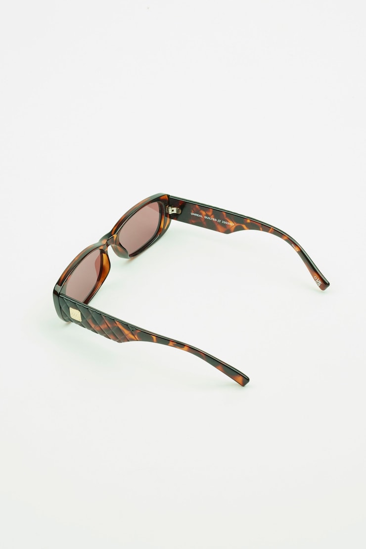LE SPECS | Unreal Quilted Sunglasses Tortoise Shell large