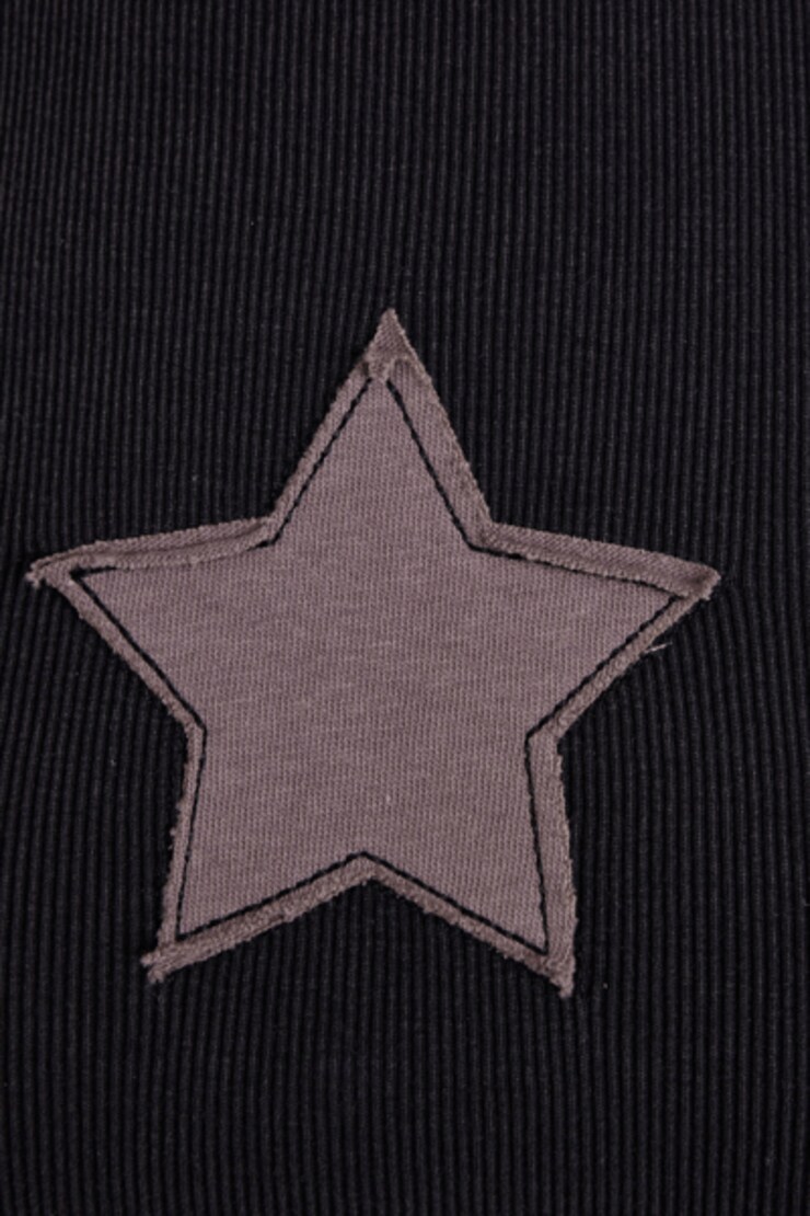 Kenny Tank Top, Washed Black with "Star" Art, large