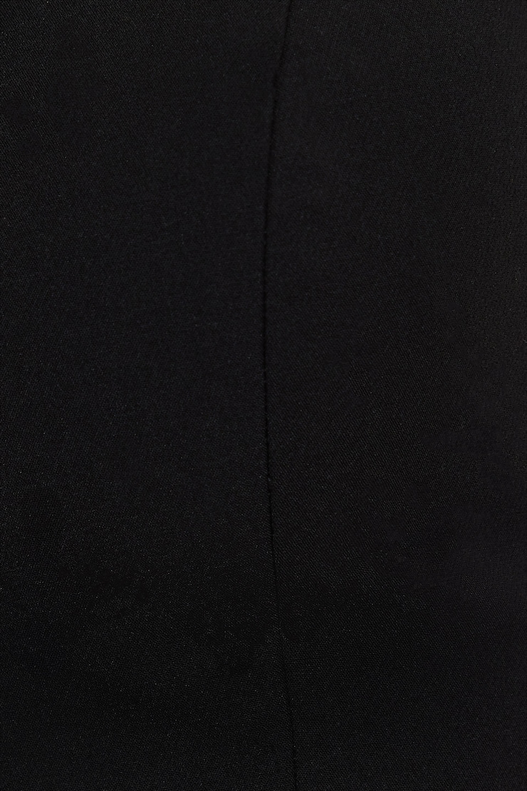 V Neck Halter Top Jet Black large