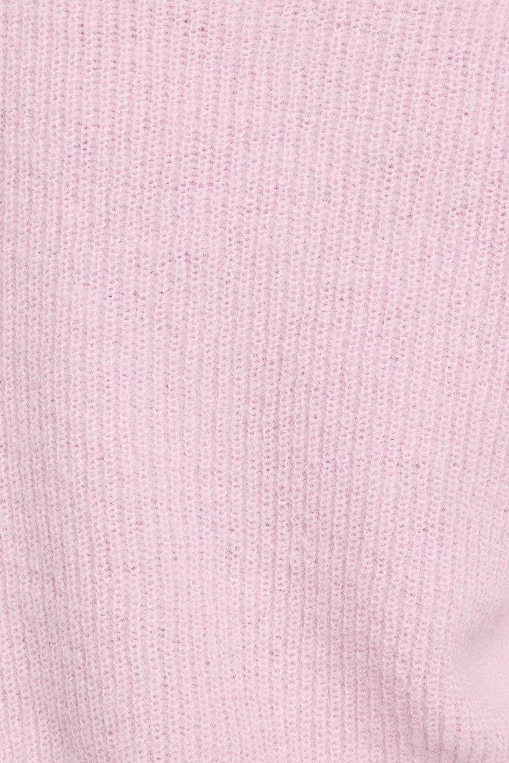 Long Sleeve V-Neck Cardigan, Parfait Pink, large