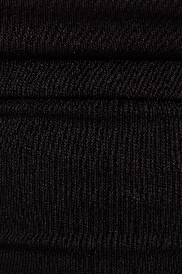 Cowl Strappy Back Top, Jet Black, large