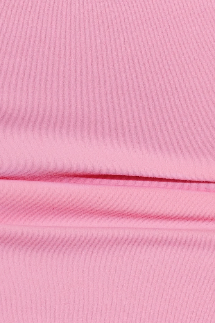 Sleek Plunge Halter Top, Pop It Pink, large