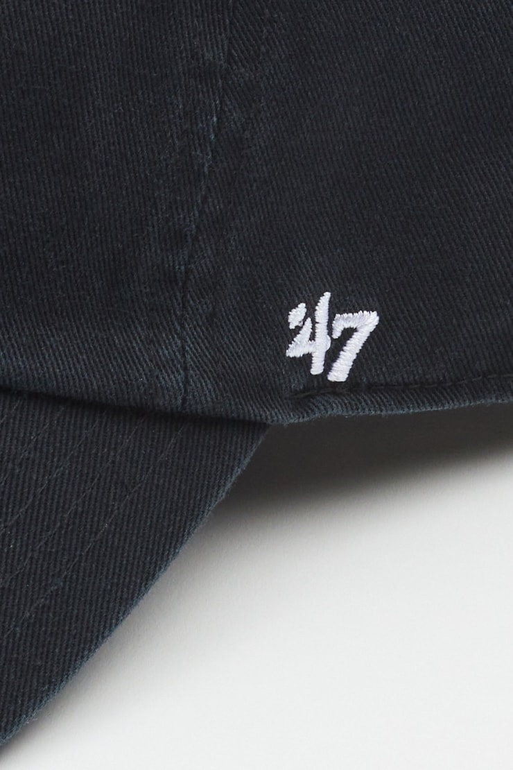 47 BRAND Clean Up Cap - LA Lakers, Black, large