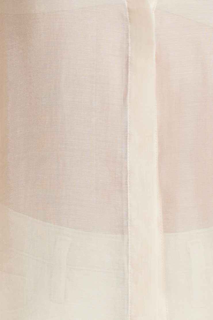 Sheer Relaxed Shirt Champagne Pop large