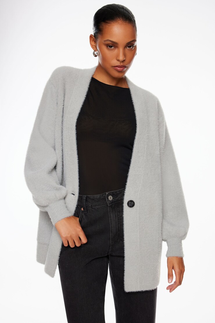 Premium Plush Cardigan Coat