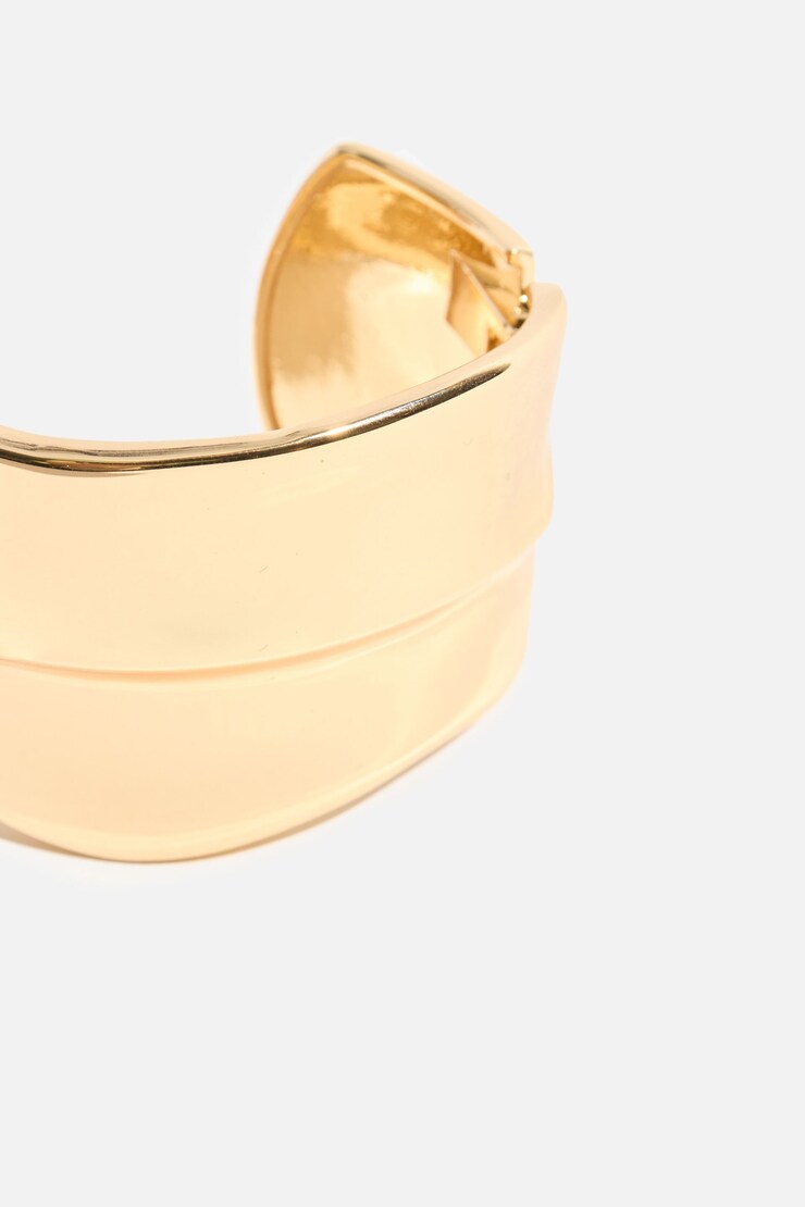 Waveline Cuff Bracelet Gold large
