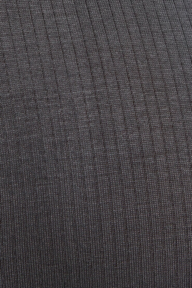 Sheer Ribbed Slouchy Pants, Burnt Ash Grey, large
